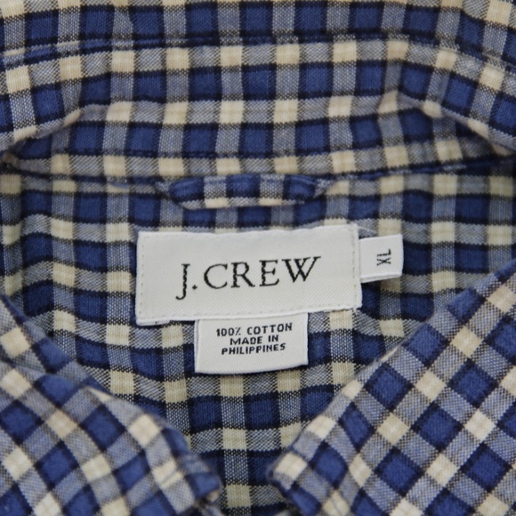 J Crew XL Shirt Plaid Casual Button Down - Picture 5 of 7